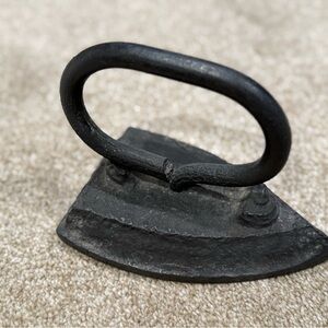 Vintage Black Sad Iron